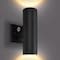 Luxrite Dusk to Dawn LED Outdoor Wall Lights 10in up/Up and Down Light 3CCT 3000K-5000K 12/15/18W IP65 ETL LR40336-1PK - alternate 1
